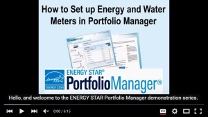 How to Set up Energy and Water Meters in Portfolio Manager