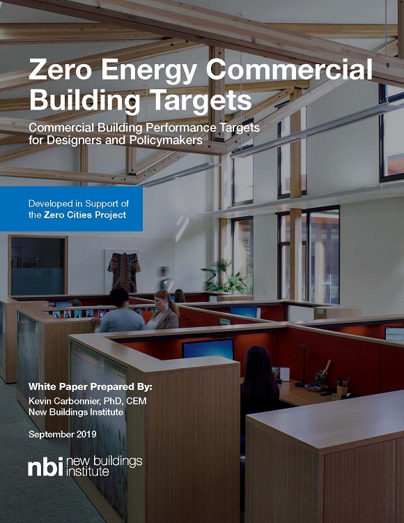 Zero Energy Commercial Building Targets white paper cover