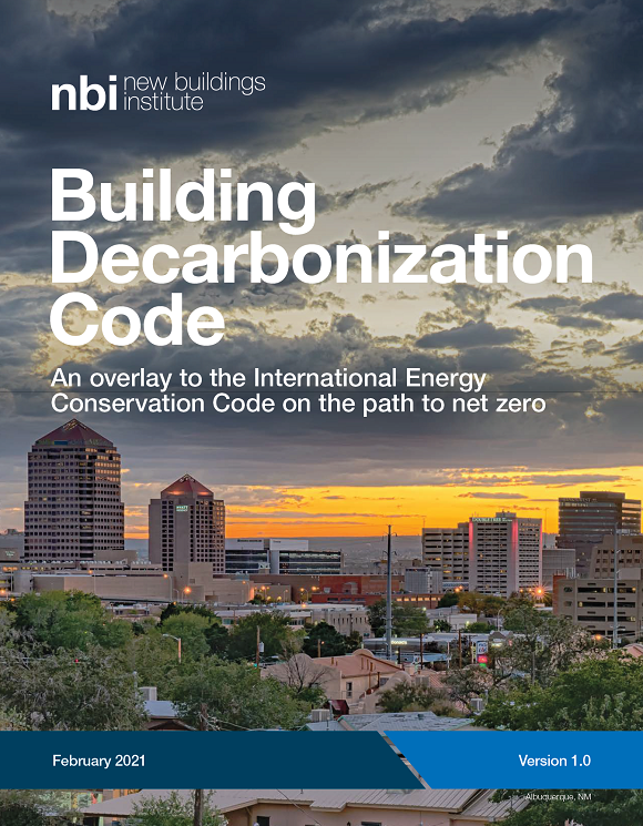 Cover of the Building Decarbonization Code